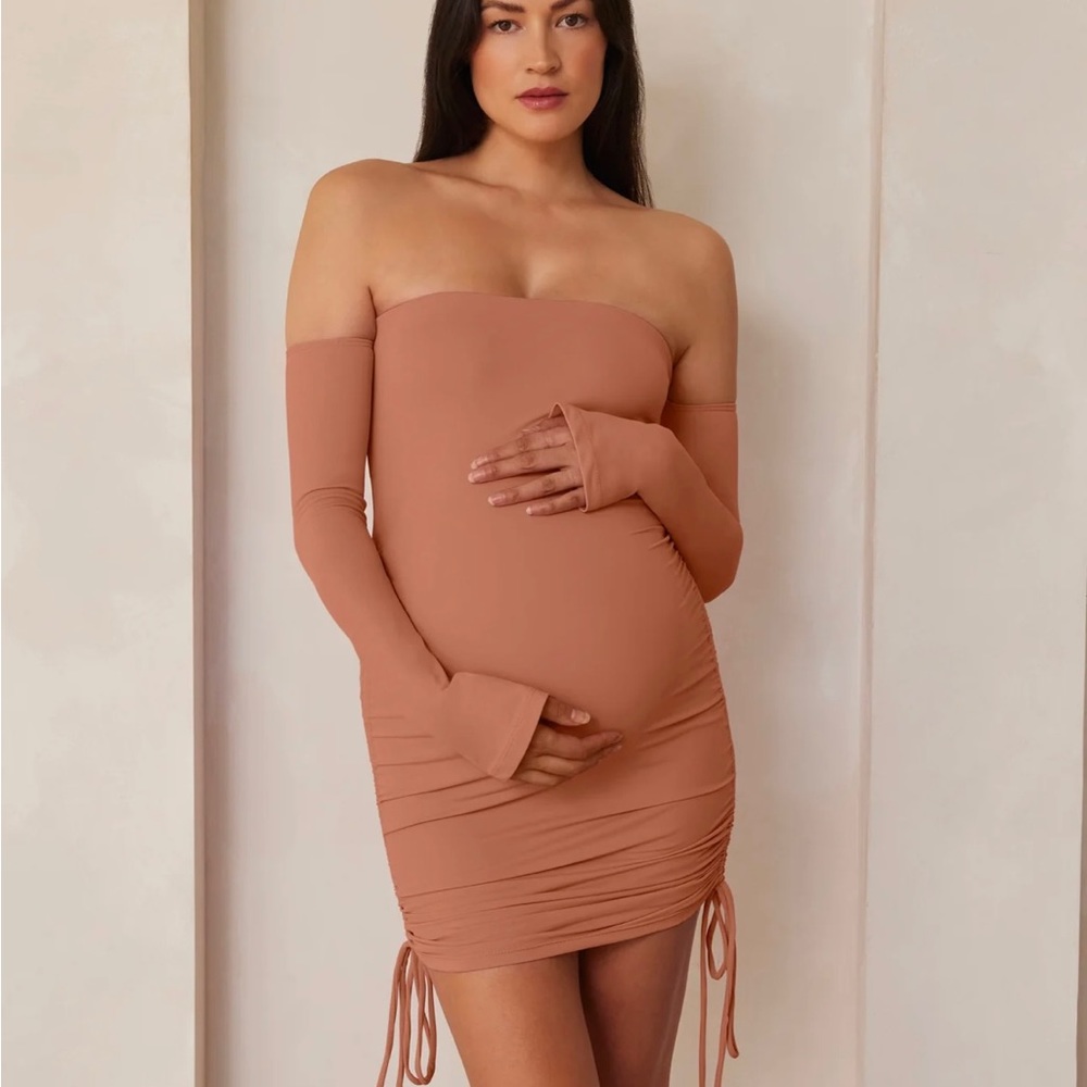 Bumpsuit, the Lexi dress in rose.